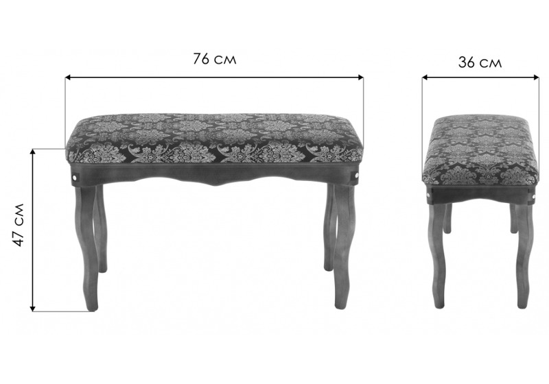Банкетка, Амадео бежевая