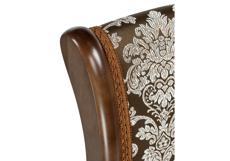 Стул деревянный, Фабиано орех / шоколад