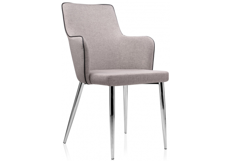 Стул на металлокаркасе, Benza beige fabric