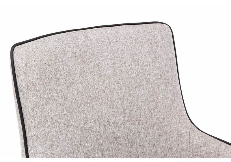 Стул на металлокаркасе, Benza beige fabric