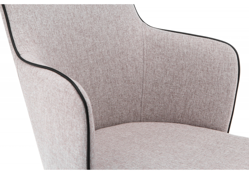 Стул на металлокаркасе, Benza beige fabric