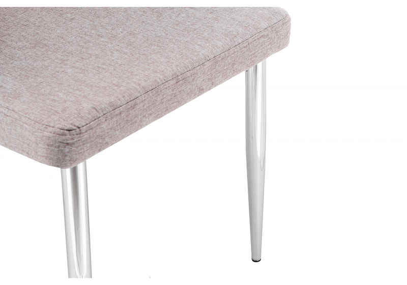 Стул на металлокаркасе, Benza beige fabric