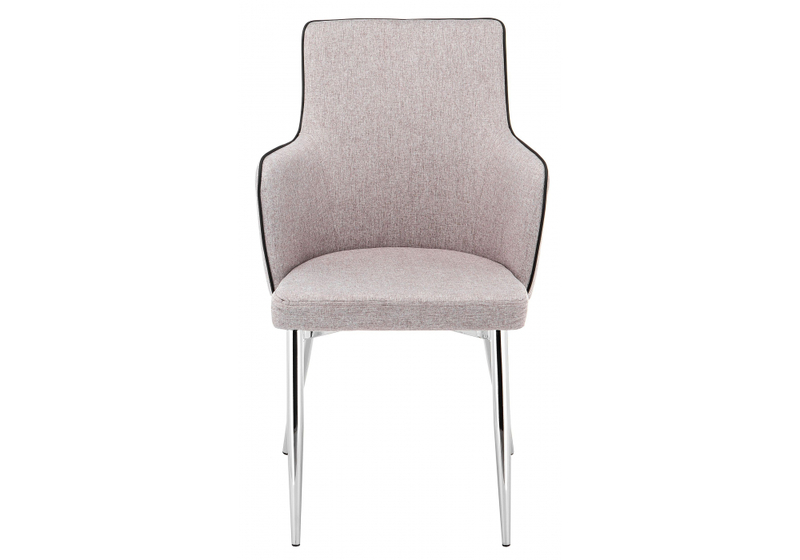 Стул на металлокаркасе, Benza beige fabric