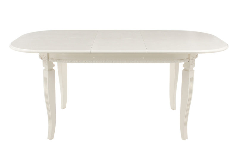 Стол деревянный, Romeo молочный без патины