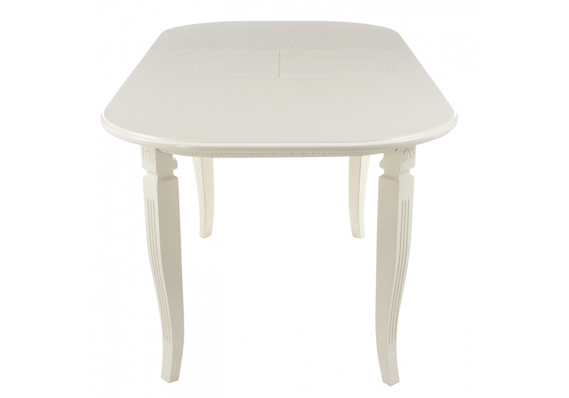 Стол деревянный, Romeo молочный без патины