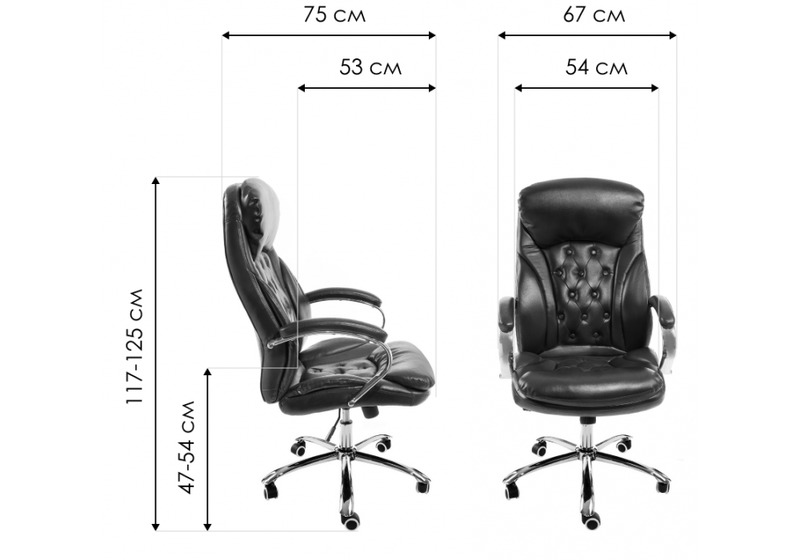Компьютерное кресло, Rich коричневое