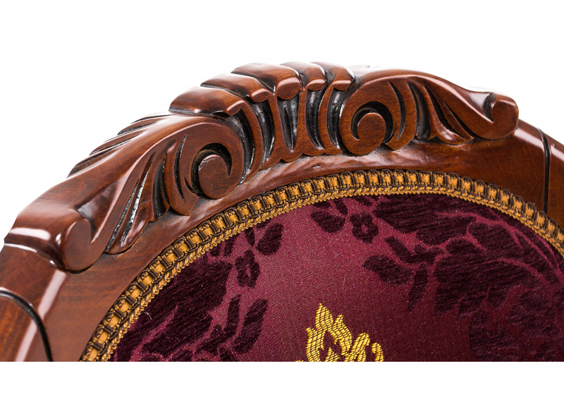 Стул деревянный, Adriano 2 вишня с патиной