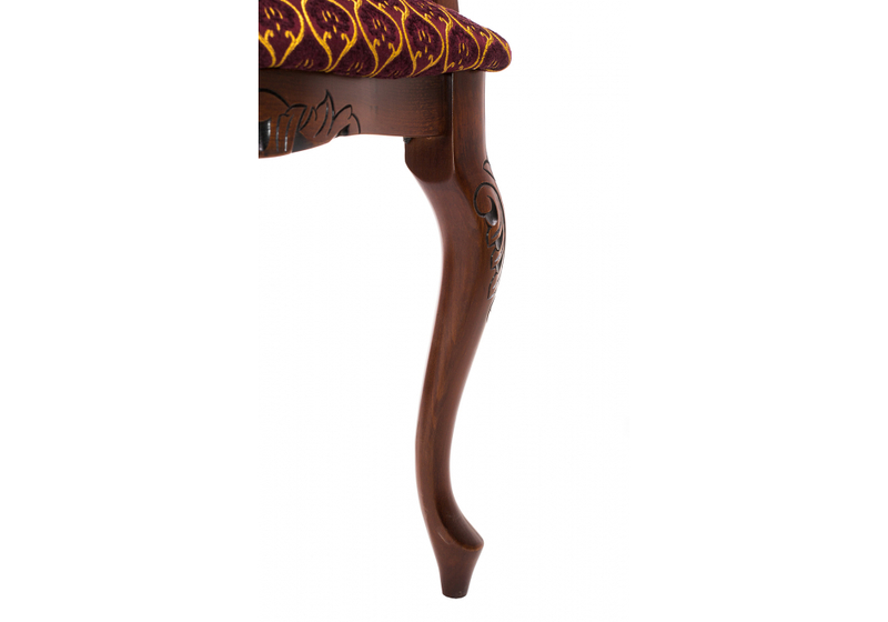 Стул деревянный, Adriano 2 вишня с патиной