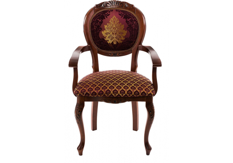 Стул деревянный, Adriano 2 вишня с патиной