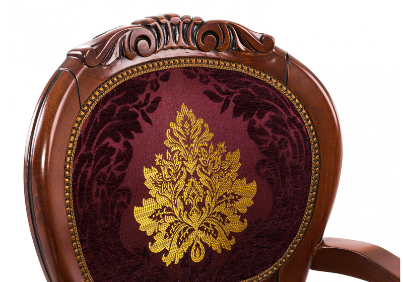 Стул деревянный, Adriano 2 вишня с патиной