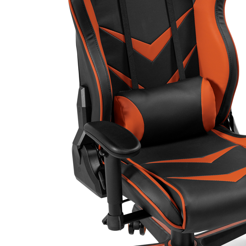 Компьютерное кресло, Racer черное / оранжевое