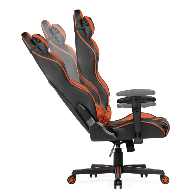 Компьютерное кресло, Racer черное / оранжевое
