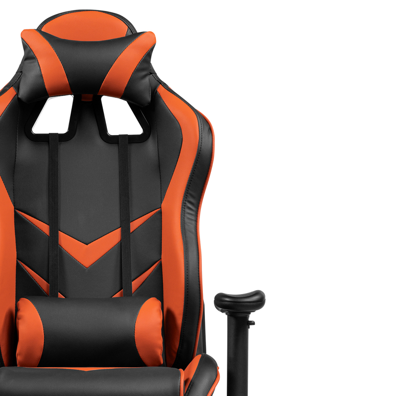 Компьютерное кресло, Racer черное / оранжевое