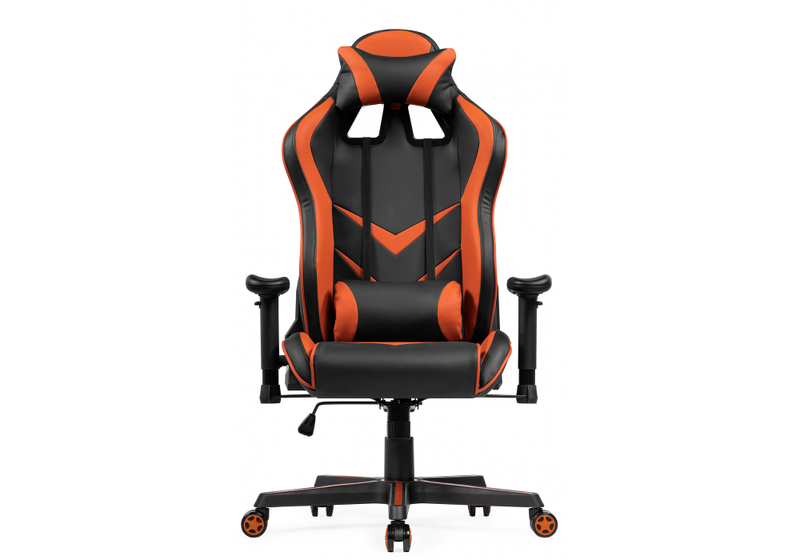 Компьютерное кресло, Racer черное / оранжевое