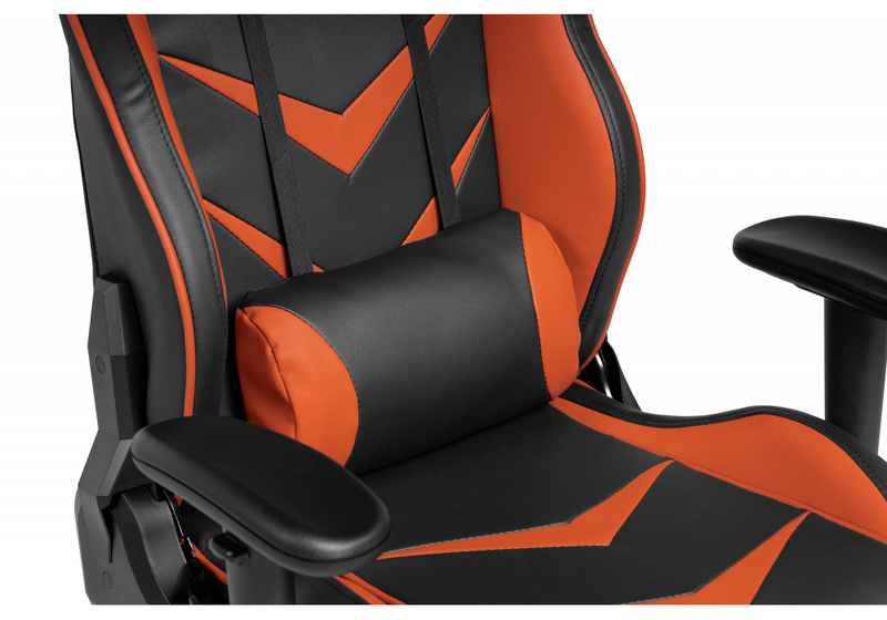 Компьютерное кресло, Racer черное / оранжевое