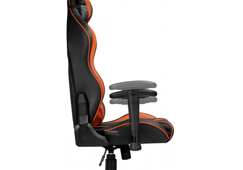 Компьютерное кресло, Racer черное / оранжевое