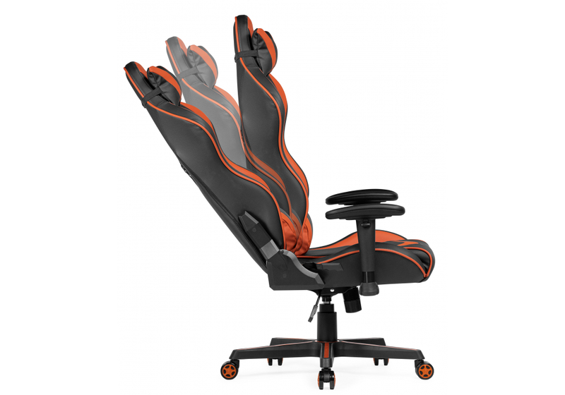 Компьютерное кресло, Racer черное / оранжевое