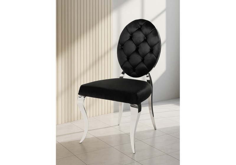 Стул на металлокаркасе, Odda черный