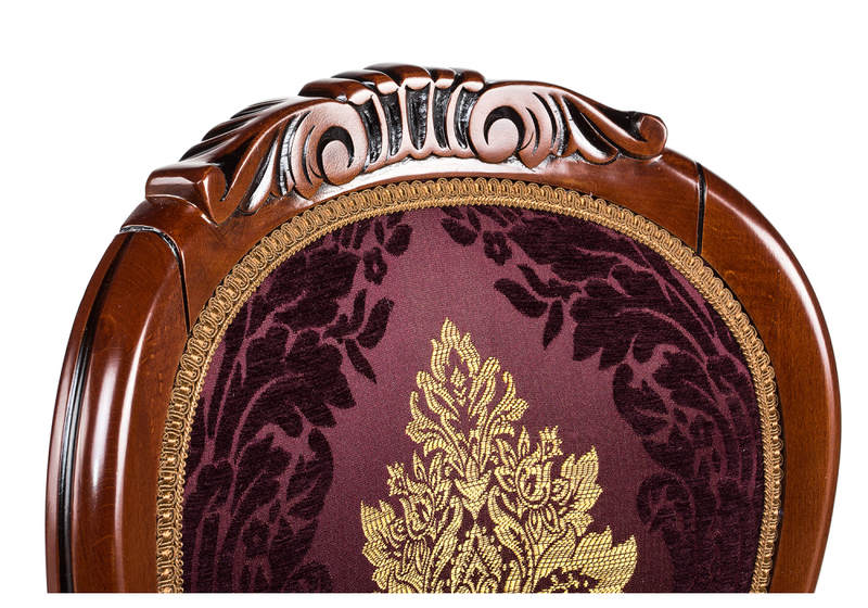 Стул деревянный, Adriano 2 вишня с патиной