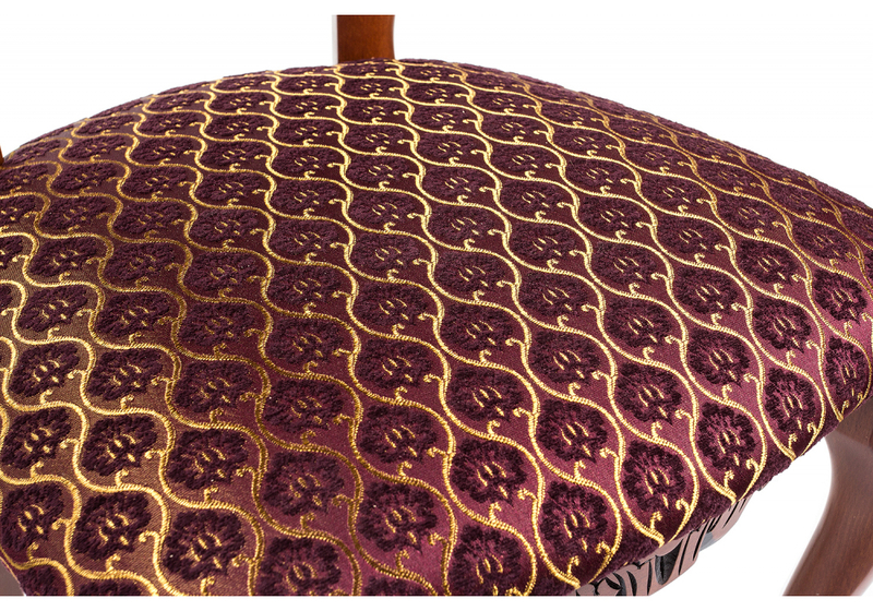 Стул деревянный, Adriano 2 вишня с патиной