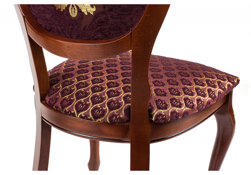 Стул деревянный, Adriano 2 вишня с патиной