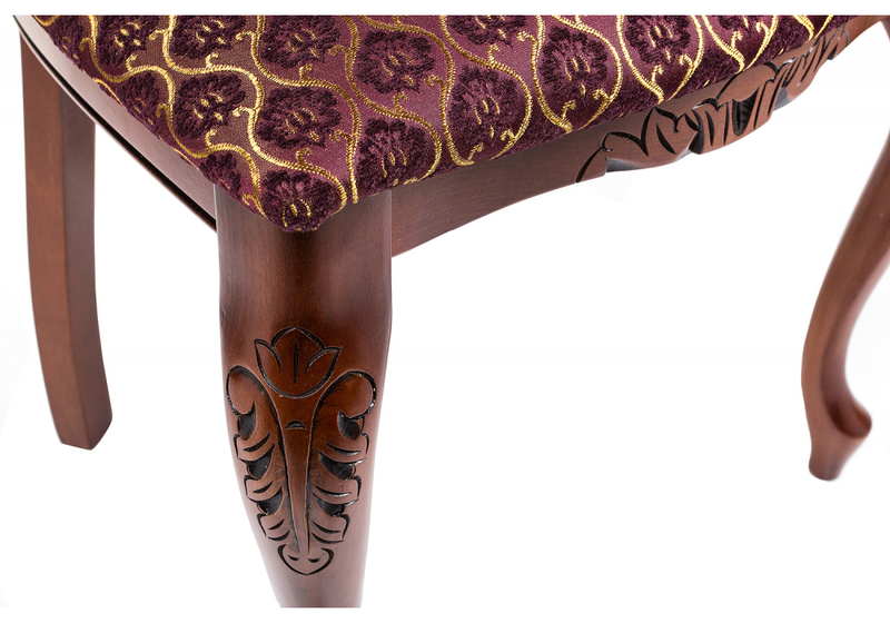 Стул деревянный, Adriano 2 вишня с патиной