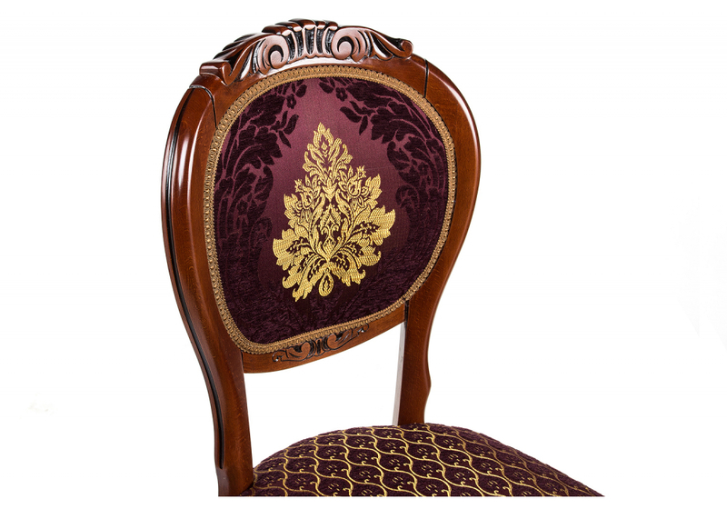 Стул деревянный, Adriano 2 вишня с патиной