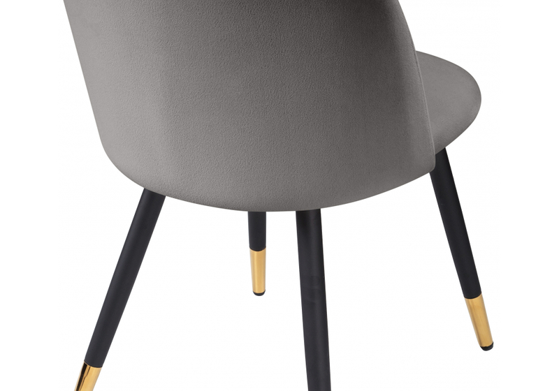 Стул на металлокаркасе, Gabi темно-серый / черный / золотой