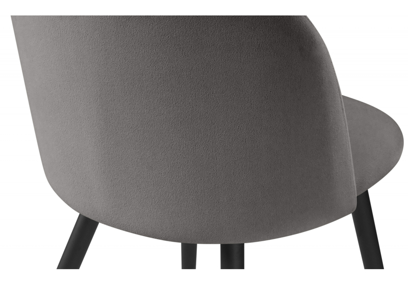 Стул на металлокаркасе, Gabi темно-серый / черный / золотой