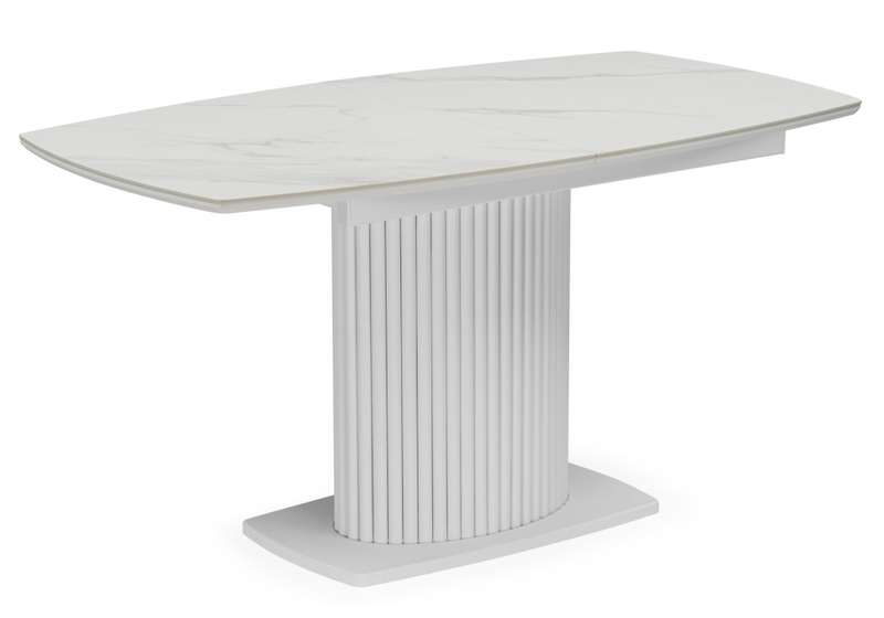 Керамический стол, Фестер 140(180)х80 snow white / белый