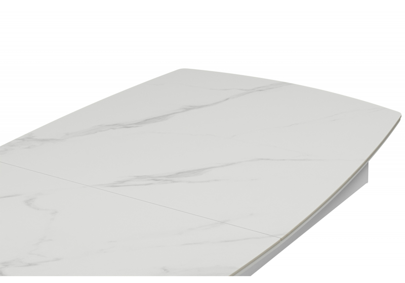 Керамический стол, Фестер 140(180)х80 snow white / белый