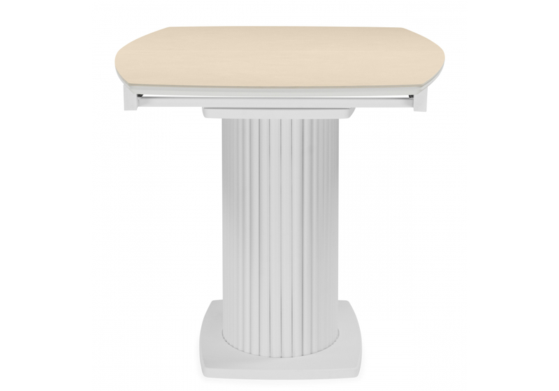 Керамический стол, Фестер 160(200)х90 okara light yellow / белый