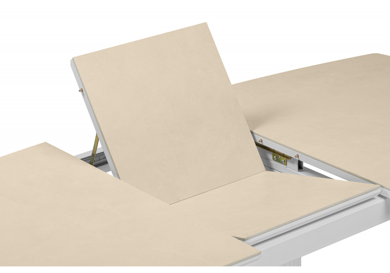 Керамический стол, Фестер 160(200)х90 okara light yellow / белый