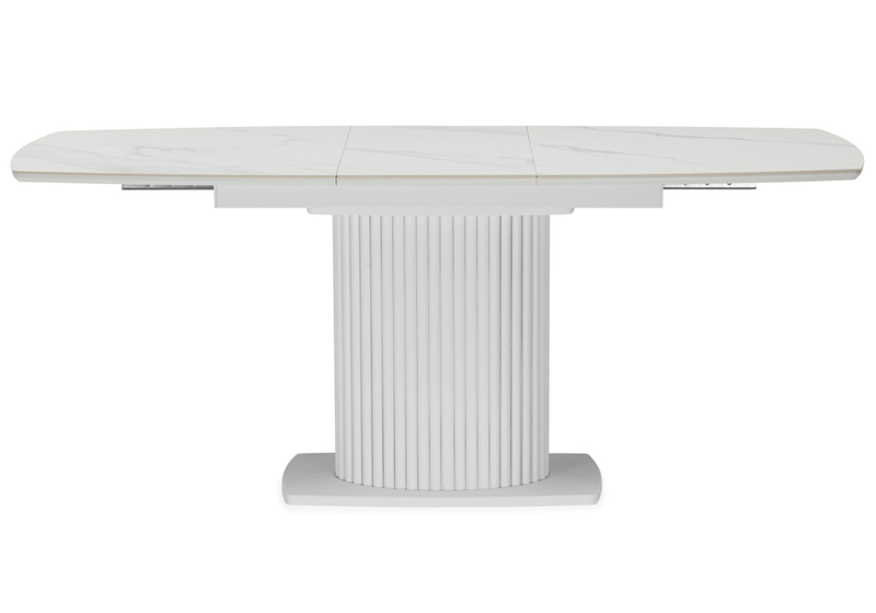 Керамический стол, Фестер 160(200)х90 snow white / белый