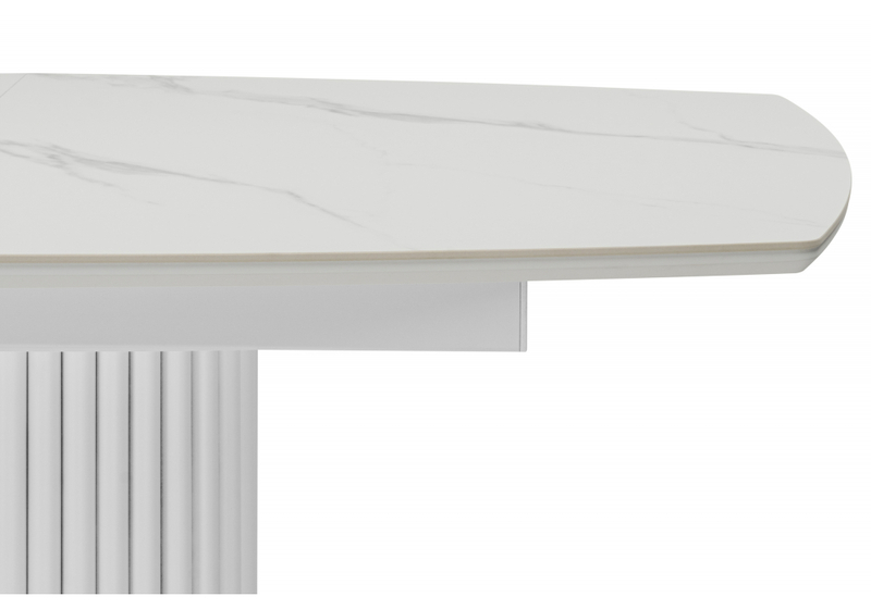 Керамический стол, Фестер 160(200)х90 snow white / белый