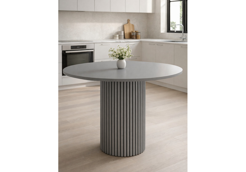 Стол деревянный, Барел 100 серый / серый