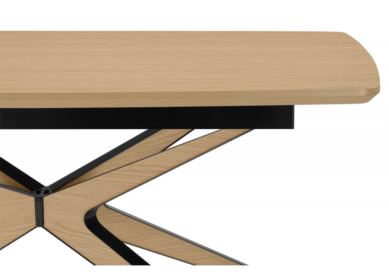 Стол деревянный, Roxy 160(220)x90 светлый дуб