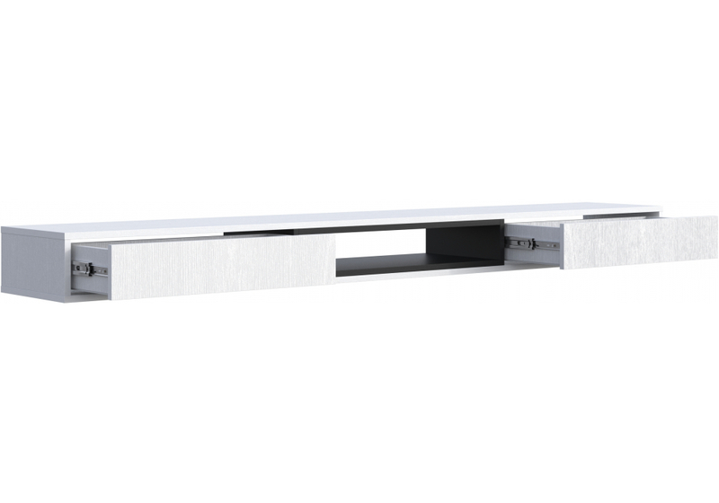 ТВ-тумба, Делора 2,0 м белый / черный