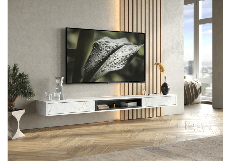 ТВ-тумба, Делора 2,0 м оникс / файерстоун