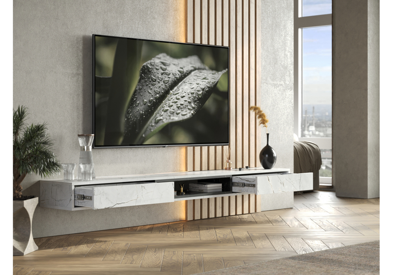 ТВ-тумба, Делора 2,0 м оникс / файерстоун