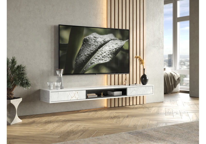 ТВ-тумба, Делора 1,8 м оникс / файерстоун