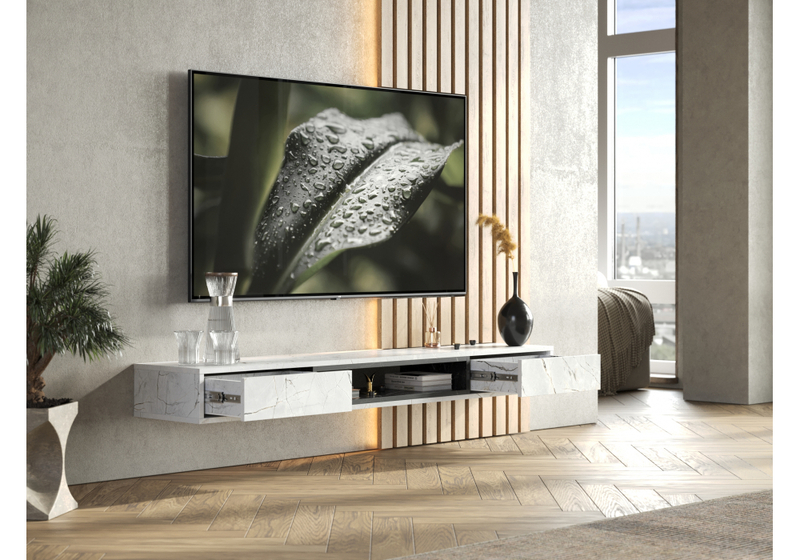 ТВ-тумба, Делора 1,6 м оникс / файерстоун