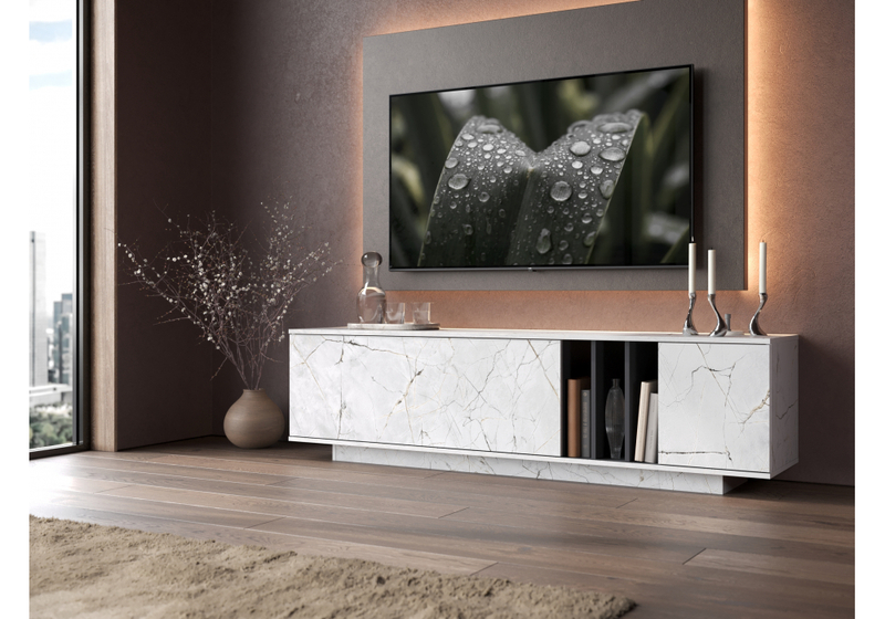 ТВ-тумба, Ильсана оникс / графит