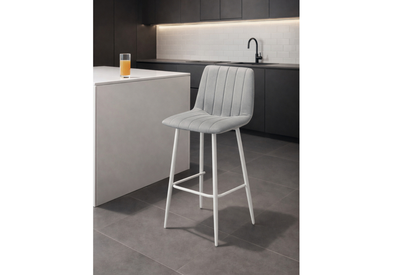 Барный стул, Дани Мини светло-серый (zd 960) / белый np