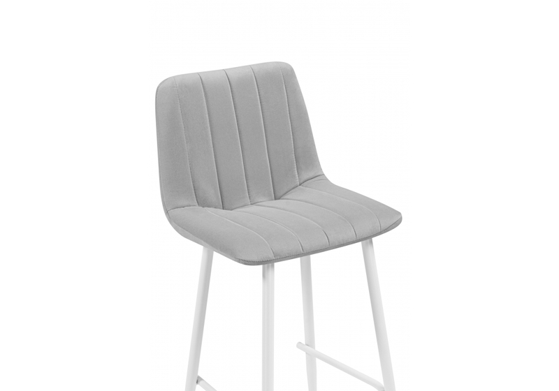Барный стул, Дани Мини светло-серый (zd 960) / белый np
