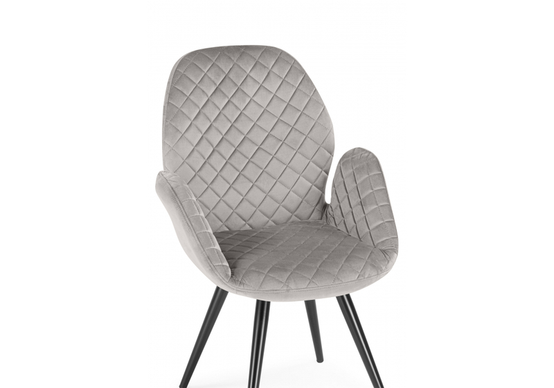 Стул, Муат поворотное confetti silver / черный