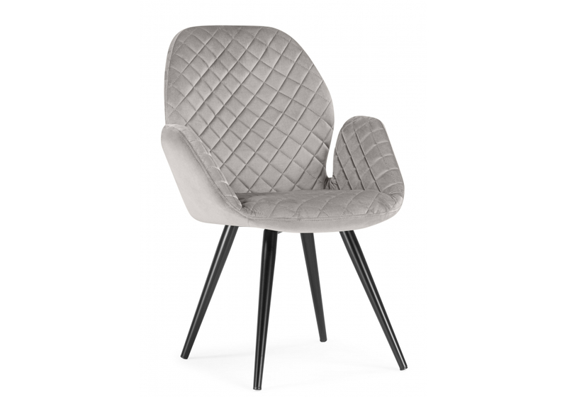 Стул, Муат поворотное confetti silver / черный