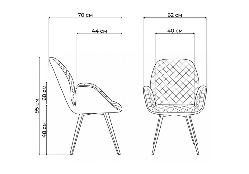 Стул, Муат поворотное графитовый / черный