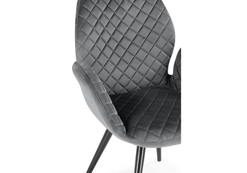 Стул, Муат поворотное графитовый / черный