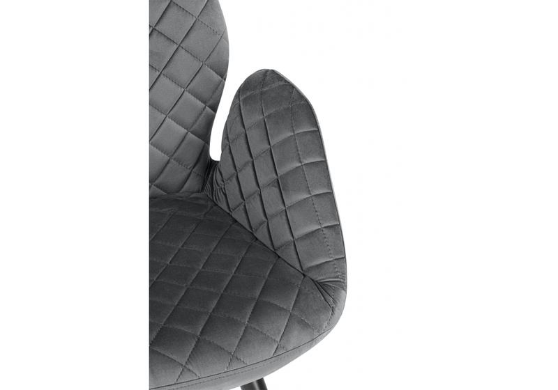 Стул, Муат поворотное графитовый / черный